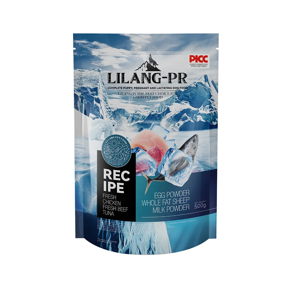 Lilang Complete Nutrition Dog Food Fresh Chicken Fresh Beef Tuna Formula