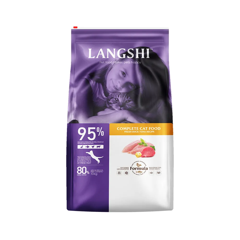 Langshi Complete Nutrition Cat Food Fresh Duck Tuna Formula