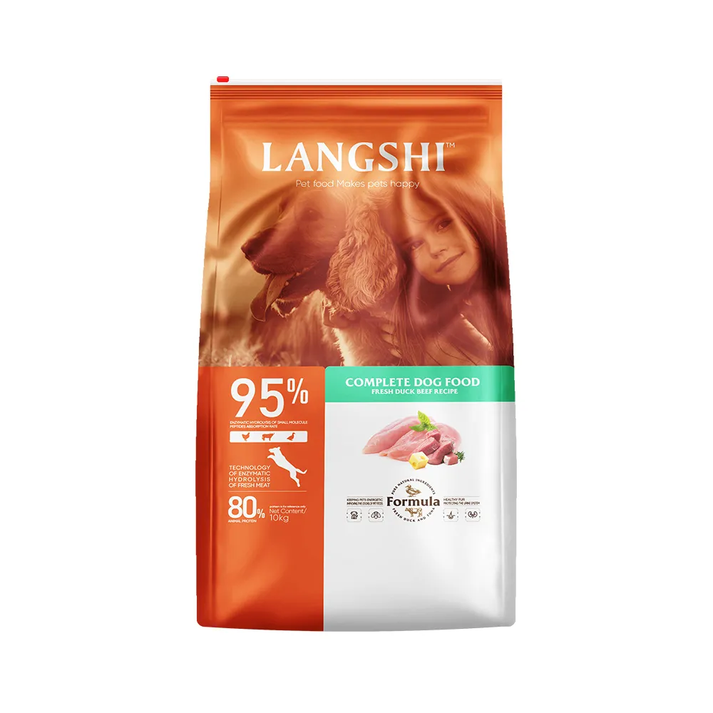 Langshi Complete Nutrition Dog Food Chicken Beef Formula